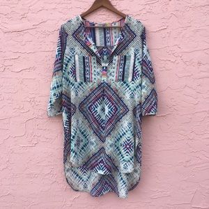 Figuerca & Flower Anthropologie Tunic Top Swimsuit Coverup